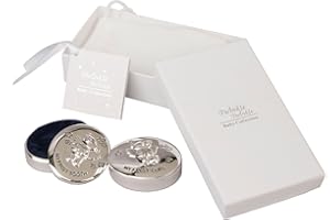 WIDDOP AND BINGHAM Twinkle Twinkle Silverplated First Tooth First Curl Box