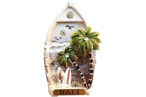 MUYU MAGNET 3D Bali Island Indonesia Calamita da frigorifero souvenir regalo frigorifero decorazione collezione di adesivi magnetici