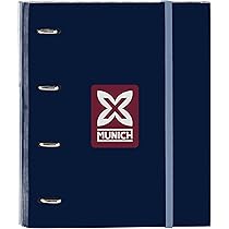 Carpeta Munich Royal 4 Anillas 35mm Con 100 Hojas A4 - Azul