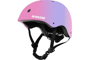 DKONI Kids Bike Helmet, Adjustable and Multi-Sport, from Toddler to Youth, 3 Sizes