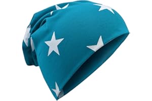 Miobo Jersey Slouch Beanie Cappello Lungo Unisex Stella Cotone Bambino Bambini Donna Uomo