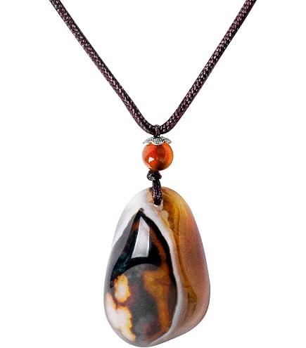 Collana in pietra naturale di cristallo di rocca, ciondolo di