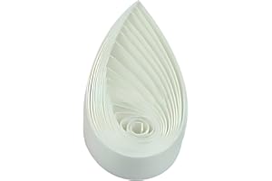ODETOJOY Crema biancastra Paper quilling Carta 3mm lunghezza Paper quilling 120gr DIY decorazione regalo di carta per origami strisce quilling larghezza 54cm