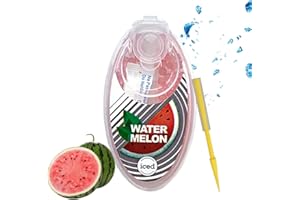 TOUKIE Capsule Gusti per Sigarette, 200 Palline Capsule al Mentolo - Capsule per Sigarette con Asta Filtrante, Filtro capsula di aroma al mentolo Dispenser Crushballs (anguria)