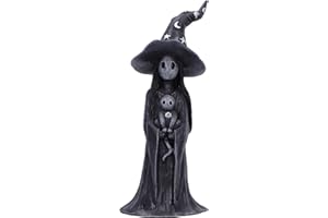 Nemesis Now Little Souls Collection Witchy Decor – Witch Figurine for Mystical Home Décor – Cast in The Finest Resin, Expertly Hand-Painted – 12 cm Glimmer
