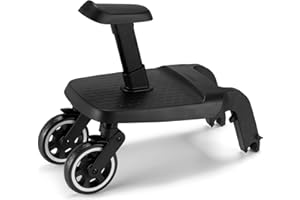 Joolz AER+ - Pediera - Accessori per Passeggino - Passeggiata con due bambini - Facile da riporre - Spaziosa e stabile - Pieghevole e pratico - Design intelligente - Nero