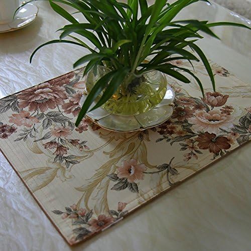 European-style Simple Lace Mat Luxury Dining Table Pad Hot Pad-G 30x40cm(12x16inch)