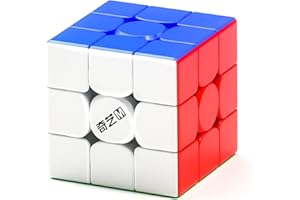 TAOLELE Speed Cube, QY MS Pro 3x3 Magic Cube Fast Smooth Turning Stickerless Quicker 3D Puzzle Toys for Magic Cube Enthusiasts