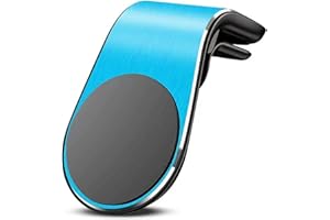 NYXIFYLO Mobile Phone Navigation Magnetic Bracket, L Type 360° Rotatable Car Phone Mount, Magnetic Navigation Holder (Blue)