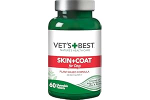 Vet'S Best Skin+Coat Suplement Diety dla Psów, 60 Sztuk