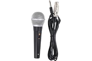 Dynamisk XLR-mikrofoninspelning kondensatormikrofon med XLR till 1/4 tum kabel ljudanslutning studiomikrofon med 5 m ljudkabel