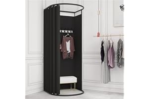 FWTXZTER Spogliatoio Mobile, Camerino Portatile Spogliatoio a Pavimento Staccabile, Camerino Negozio di Abbigliamento Protezione della Privacy Camerini per Centri Commerciali e Ufficio