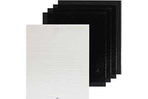 PUREBURG Filtr R prawdziwy filtr zamienny HEPA kompatybilny z WINIX Zero N (AZNU230-HWE/ AZNU230-HWB) oczyszczacz powietrza, numer części # filtr R (1712-0088-00), węgiel aktywny H13, oczyszcza