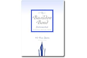 Basildon Bond Small Blue Writing Pad 40 Sheets