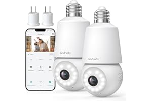 Codnida Wewnętrzna kamera monitoringowa 3 MP WiFi IP, kamera wewnętrzna z nagrywaniem 24/7, pełnokolorowa i noktowizoryczna na podczerwień, 2-drożne audio, karta SD / pamięć w chmurze