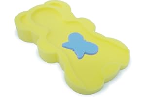 BABY COMFORT Badewannenmatte Baby Antirutschmatte Badematte für Kinder und Babys bis 6 kg und 60 cm (Gelb)