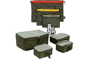 TACWRK Lot de sacs modulaires Tasmanian Tiger TT + sac en maille Tasmanian Tiger TT en caoutchouc - Sac à dos supplémentaire + patch moral en caoutchouc.