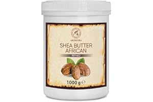 AROMATIKA TRUST THE POWER OF NATURE Burro di Karité 1000g - Pure & Naturale - Butyrospermum Parkii - Sheabutter - Olio per Corpo - Capelli - Ideale per Pelle - Unghie - Labbra - Capelli - Viso e Corpo