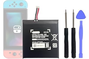 HIGHAKKU Batteria di ricambio HAC-003 compatibile con Switch 2017 console di gioco HAC-001 Aggiornamento interno