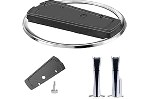 LEIBOCHAO Vertikaler Standfuß für Playstation PS5 Slim, Videospiele Zubehör Ständer für PS5 Konsole Disc und Digital Edition