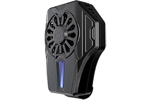 GIMOCOOL pologyase Telefon Kühlen Lüfter, Wassergekühlter Kühler, Handy-Zubehör Für Kühle Telefontemperaturen Glatte Spielbreite (#1)