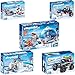 Produktbild PLAYMOBIL® Action 5er Set 9055 9056 9057 9058 9059 Polar Ranger Hauptquartier + Polar Ranger mit Eisbären + Hundeschlitten + Eispiraten-Racer + Eispiraten-Truck