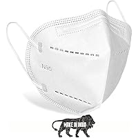 DALUCI N95 Reusable Mask Anti Air Pollution Face Mask With 5 Layer For Men Women (White, 1 Pack)