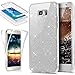 Produktbild KunyFond Hülle für Samsung Galaxy S6 Edge,Galaxy S6 Edge Silikon Schutzhülle [Front + Back Rundum Double Protective],Bling Glänzend Glitzer Kristall Silikon Hülle Full Body Beidseitiger 360°Schutz Transparent TPU Handyhülle Stoßdämpfend Komplette Gehäuse Crystal Kirstall Case Weichem Flexible Silikon Schutzhülle Handy Gürtel Tasche Hülle Case Cover Fall-Abdeckung Etui TPU Bumper Schale für Samsung Galaxy S6 Edge (Glitzer Silber)