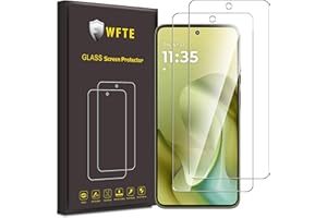WFTE [2-częściowe szkło hartowane do Motorola Moto G86 Folia ochronna [Twardość 9H] [Odporność na zarysowania] [Odciski palców] [Bez pęcherzyków powietrza] Folia ochronna do Motorola G86