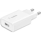 Belkin Chargeur Quick Charge (chargeur Quick Charge 3.0 de Qualcomm, chargeur USB pour appareils Quick Charge, Note9, S9, S8,