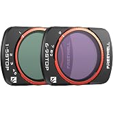 Freewell VND Filtreleri 2'li Paket Değişken ND 1-5 Durak, Osmo Pocket 3 i&ccedil;in 6-9 Durdurma - Pozlamayı Ger&ccedil;ek Zamanlı Olarak A