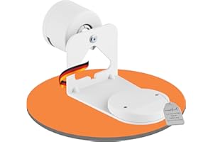PureMounts supporto per diffusori per Sonos Era 100 & 300, supporto a parete per diffusori con gestione dei cavi, orientabile +/-30°, inclinabile 0/-30°, capacità di carico 5 kg, bianco