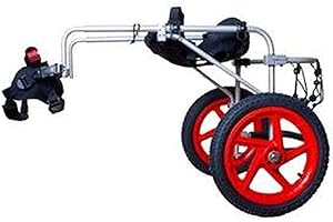 NOLLAM Large Dog Wheelchair for Back Legs, Pet Cart Wheels Dog Wheelchair for Large Dogs, Adjustable Dog Pet Wheelchair Hind Legs Rehabilitation Back Legs Support,XL