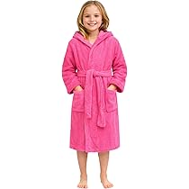 white christmas dresses Unisex 100% Egyptian Cotton Bathrobe Terry Towelling Hooded Dressing G – A  & B Traders main image 1