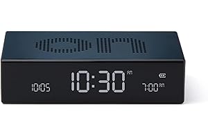 Lexon Flip Premium Sveglia LCD in diversi Colori (Negrosvart)
