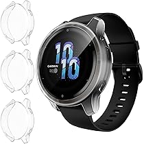KUSINHOKA 3 Pièces Protection Écran Pour Garmin Vivoactive 5, HD Anti- Rayures Film Protection, Sans Bulles, Souple TPU Protecteur D'écran Pour Garmin Vivoactive 5 Accessoires
