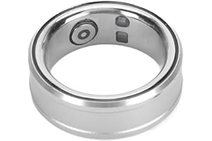 DPOFIRS Inteligentny pierścień Zdrowia, Inteligentny pierścień Monitor Zdrowia BT 5.1 NFC Monitorowanie Temperatury Ciała Podczas Snu Licznik Kroków IP68, Monitor Jakości Snu na Prezenty