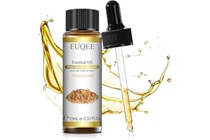 EUQEE Aceites Esenciales de Incienso 10ml, Puros Incienso Aceite Esencial Naturales de Grado Terapéutico, Aceites Esenciales Aromaterapia para Humidificador, Difusor, Relajación