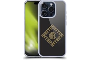 Head Case Designs Licenza Ufficiale Inter Milan Diamante Grafici Custodia in Gel [Protezione di Grado Militare] Compatibile con Apple iPhone 15 PRO E Compatibile con MagSafe