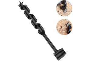 JREHUIG Wiertarka ręczna, wiertarka ręczna do obróbki drewna, wielofunkcyjny ręczny wiertło do survivalu, do przygody dżungli, na kemping, idealny na zewnątrz i na kemping