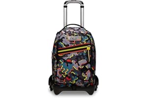 Seven Trolley Scuola Sganciabile Jack 3 Ruote, CHULKY, Triplo Uso, Zaino Con Carrello Sganciabile Con Tasca Interna Porta Borraccia, Zaini & Trolley, Scuola & Tempo libero, Bambine e Ragazze