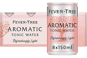 ‎FEVER-TREE Fever-Tree Light Aromatic Tonic Water, 8 x 150 ml