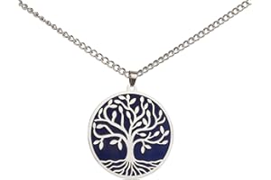 VASSAGO Collier arbre de vie pour homme et femme en acier inoxydable Viking Yggdrasil celtique avec pendentif arbre de vie - Bijoux familiaux - Cadeau d'amulette