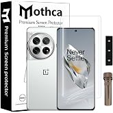 Mothca Curved UV Tempered Glass Screen Protector for OnePlus 12 | HD Clear | Full Screen Coverage | Pack of 1