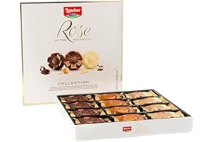 Loacker, Rose of the Dolomites Selection, Mix di Praline al Cioccolato Fondente, Bianco e al Latte, Cialde Wafer, Crema di Nocciole Tostate, Merenda e Snack, Confezione da 24 Cioccolatini Monoporzione