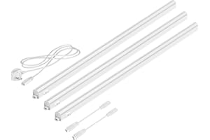 parlat LED Under-Cabinet luminaires Rigel, Each 87.3cm, Each 1002lm, Warm-White, Set of 3, BS
