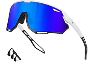 Bircenpro Cycling Sunglasses for Men Women - UV400 Protection Sports Glasses Running Sunglasses for Baseball MTB Golf Softball