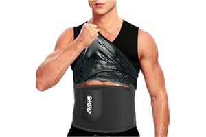 SYXUPAP Waist Trimmer Wrap, Waist Trainer for Women and Men, Sweat Band Waist Trainer for High-Intensity Training Workouts