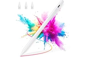 BAZO Stift für Apple iPad - 2018-2025 Pencil 2. Generation mit Schnellladeleistung Palm Rejection und Neigungssensitivität Stylus für Pro M4/M5/13''/12,9''/11''/A16/Mini 5-7/Air 3-5/M2/M3 /iPad 6-11