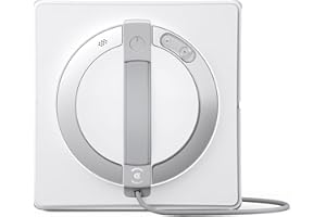 ECOVACS WINBOT W2 PRO Window Cleaning Robot, 3 Nozzles Water Sprayer, 10-Level Protection System, Win-SLAM 4.0 Path Planning, Steady-Climbing System, Edge Detection, App Control